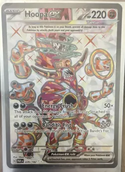 Pokemon TCG Hoopa ex 226/182 Paradox Rift Tera Holo Ultra Rare HP 220 ENG - Image 1