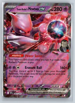 Team Rocket's Mewtwo ex #081/182 SV10: Destined Rivals Pokemon - Image 1