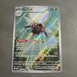 NINJASK 137/132 MEGA EVOLUTION ILLUSTRATION RARE POKEMON HOLO KAYAMA B - Image 1