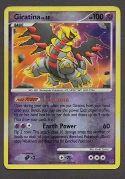 Giratina 9 Platinum - Reverse Holo Pokemon MP (Rare) - Image 1