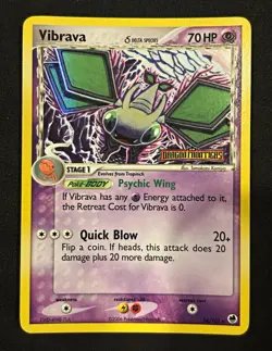 Pokemon TCG Vibrava 24/101 Dragon Frontiers Reverse Holo Delta Species Rare - Image 1