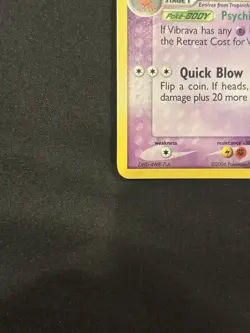 Pokemon TCG Vibrava 24/101 Dragon Frontiers Reverse Holo Delta Species Rare - Image 2