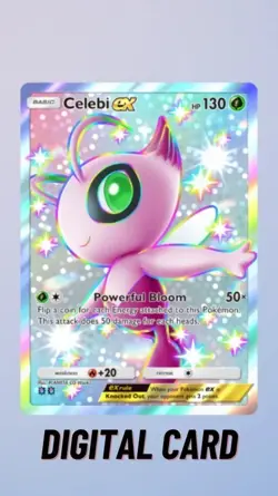 Pokemon TCG POCKET - Celebi EX Shiny 2⭐, Extradimensional Crisis, English - Image 1