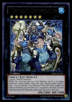 Yu-Gi-Oh TCG Abyss Rising #ABYR-EN046 Mermail Abyssgaios Ultra Rare,1st Ed. - Image 1