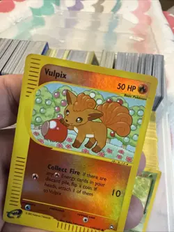 Vulpix 116/147 Reverse Foil Aquapolis Pokemon 2002 Small Crease On Part See Pics - Image 5