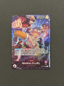 One Piece TCG OP05-060 Monkey D Luffy PSA Magazine Exclusive Promo - Image 1