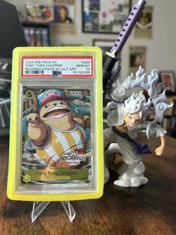 One Piece CCG Tony Tony Chopper Regionals V2 Alt Art P-089 Textured Chase PSA 10 - Image 3