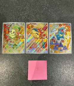 Pokemon First Partner Series 2 Johto Chikorita 046 Cyndaquil 047 Totodile 048 #3 - Image 1