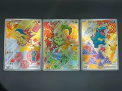 Pokemon First Partner Series 2 Johto 046 Chikorita 047 Cyndaquil 048 Totodile - Image 2