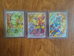 Pokemon First Partner Series 2 Johto Chikorita 046 Cyndaquil 047 Totodile 048 - Image 1