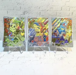 Pokemon First Partner Series 2 Johto Chikorita 046 Cyndaquil 047 Totodile 048 - Image 1