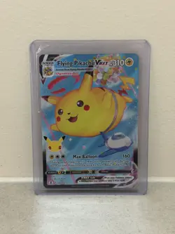 Pokemon TCG Flying Pikachu Vmax Celebrations 007/025 Holo Ultra Rare - Image 1