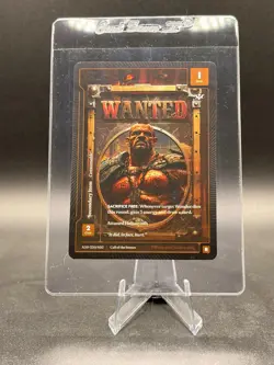Wanted Drajjor Bonelock A20-220/402 Wonders of the First Chuck Liddell Rare - Image 1