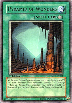 Pyramid Of Wonders TSHD-EN051 Yu-Gi-Oh! Light Play 1st Edition - Image 1