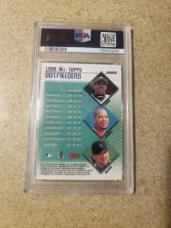 ⚾1999 Topps All-Topps Mystery Finest BARRY BONDS #M16 Refractor PSA 9 MINT - Image 3