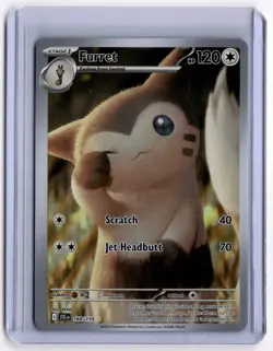 Furret 168/159 S&V Journey Together Illustration Rare Holo Pokemon Card - NM - Image 1