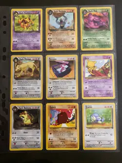 Part Complete Team Rocket Set Collection Pokemon Cards Bundle Vintage 1999 WOTC - Image 1