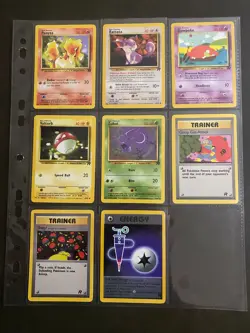 Part Complete Team Rocket Set Collection Pokemon Cards Bundle Vintage 1999 WOTC - Image 5