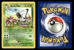 Butterfree 33/64 Unlimited Uncommon Jungle Pokemon Card - Image 1