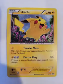 Pikachu Collector Chest XY89 BLACK STAR Promo Holo HP POKEMON CARD HP - Image 1