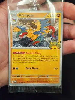 Archeops 051/086 Chicago Field Museum Pokemon Fossil Museum Exclusive Promo Card - Image 1