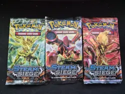 Pokemon Trading Card Game XY Steam Siege 3x Booster Packs - Brand New, Sealed - Image 1