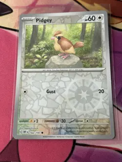 Pidgey - 162/197 - Reverse Holo - Obsidian Flames - NM/M - Pokemon Card - Image 1