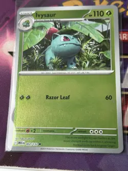 Ivysaur - 002/132 - Reverse Holo - Mega Evolution - MINT - Pokemon Card - Image 1