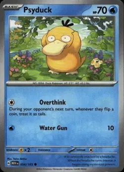 PSYDUCK 054/165 Pokemon Card 151 Near Mint - Image 1