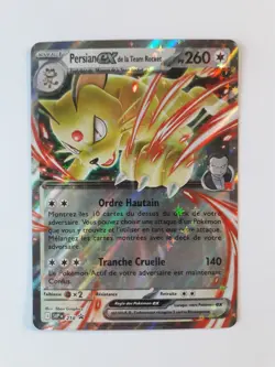 Carte Pokemon Persian Ex de la Team Rocket - Black Star promo 218 - NEUF FR - Image 1