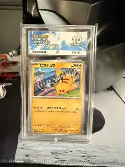 Ace 10 Pikachu Mew 197/Sv-p 2024 Gym Event Promo Card Japanese Pokemon TCG - Image 1