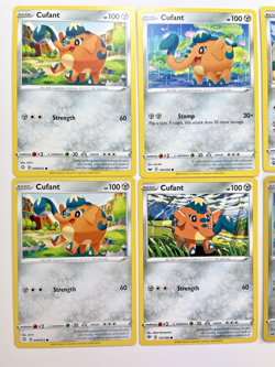 Pokemon Tcg Lot of 6 Cufant Reverse Holo Common basic - Image 2