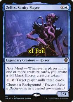 MTG Foil CMR: Battle for Baldur's Gate CLB Zellix, Sanity Flayer MINT - Image 1