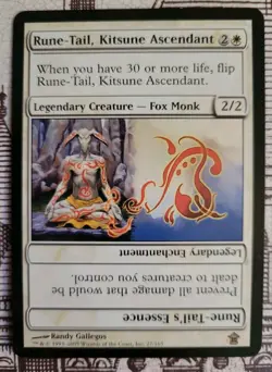 MTG Rune-Tail, Kitsune Ascendant LP ~SoK (Magic)*Free Shipping* - Image 1
