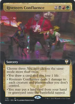 MTG Streets of New Capenna Commander - Riveteers Confluence (Extended) - Image 1