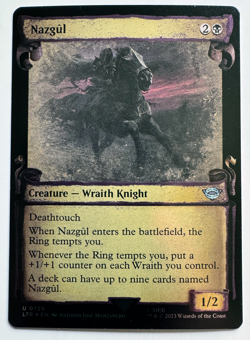 Nazgul Showcase Scrolls Foil 729 LOTR The Lord of the Rings Magic MTG Holiday NM - Image 1