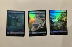 Island - MTG Final Fantasy - FOIL - NM (Set Of 3) - Image 1