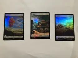 Plains - MTG Final Fantasy - FOIL - NM (Set Of 3) - Image 1