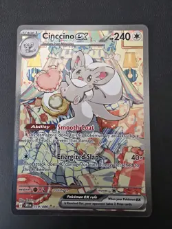 Pokemon TCG: Cinccino EX 119/086 SIR Special Illustration Rare Chaos Rising NM - Image 1