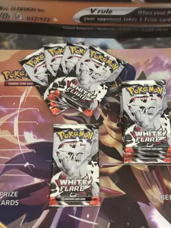 Pokemon TCG: Scarlet & Violet White Flare 10 Factory Sealed Booster Packs - Image 2