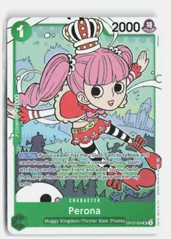 Perona OP12-034 Super Rare Legacy of the Master One Piece Foil Near Mint - Image 1