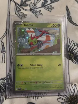 Yanma 185 Sv: Scarlet & Violet Promo Card Cosmos Holo SWIRL - Image 1