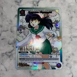 Union Arena Inuyasha Kagome Higurashi Winner Promo Card - Image 1