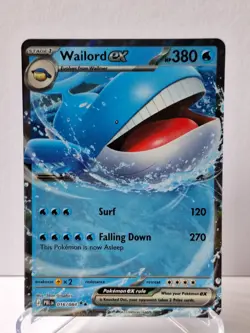 Wailord ex - 016/084 - Ultra Rare - Pitch Black - NM/M - Pokemon Card - Image 1
