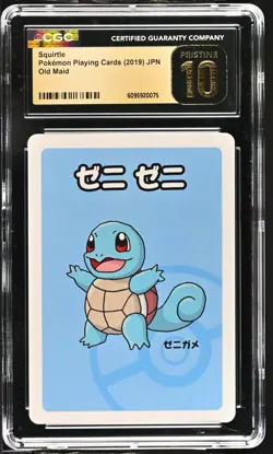 Pokemon Squirtle Playing Card 2019 JPN Old Maid CGC Pristine 10 Japanese - Image 1