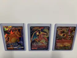 Pokemon TCG Charizard Trading Card Set of 3 Holo Rare SM211 - 017/172 - XY29 - Image 4