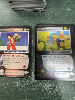 Score Dragon Ball Z CCG Saiyan Saga 2000 Mixed Lot 228 Cards - Image 2