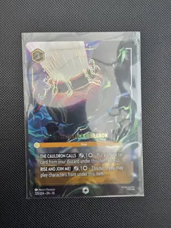 The Black Cauldron (Enchanted) 225/204 -Disney Lorcana Whispers in the Well Holo - Image 3