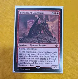 Wizards of the Coast MTG Bonehoard Dracosaur 0134 Reg Mythic EN LCI - Image 1
