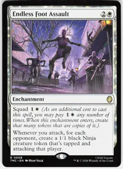 Endless Foot Assault 8 Commander: Teenage Mutant Ninja Turtles MTG NM - Image 1